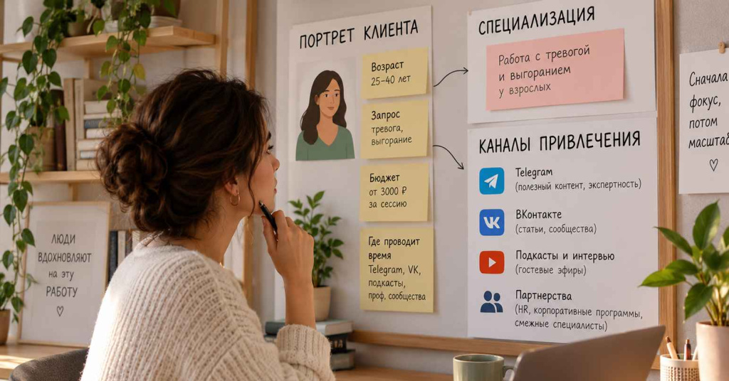 Психолог без таргета и соцсетей